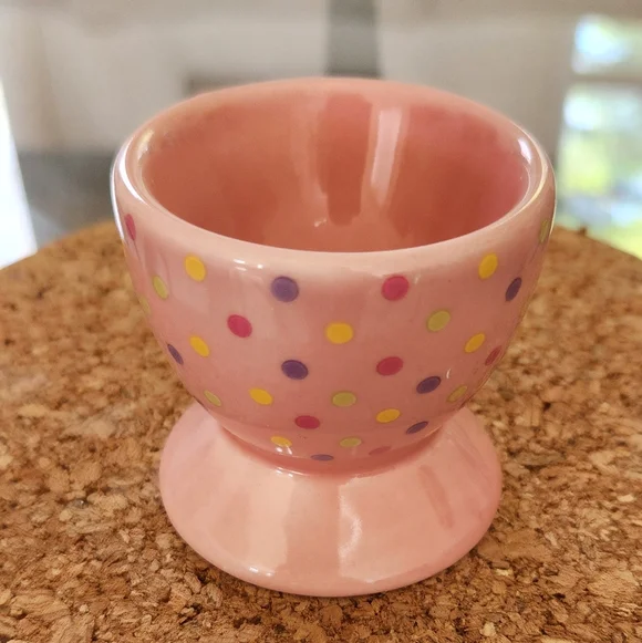 Monogram "M" Egg Cup Vintage Russ Berrie - Picture 2 of 4